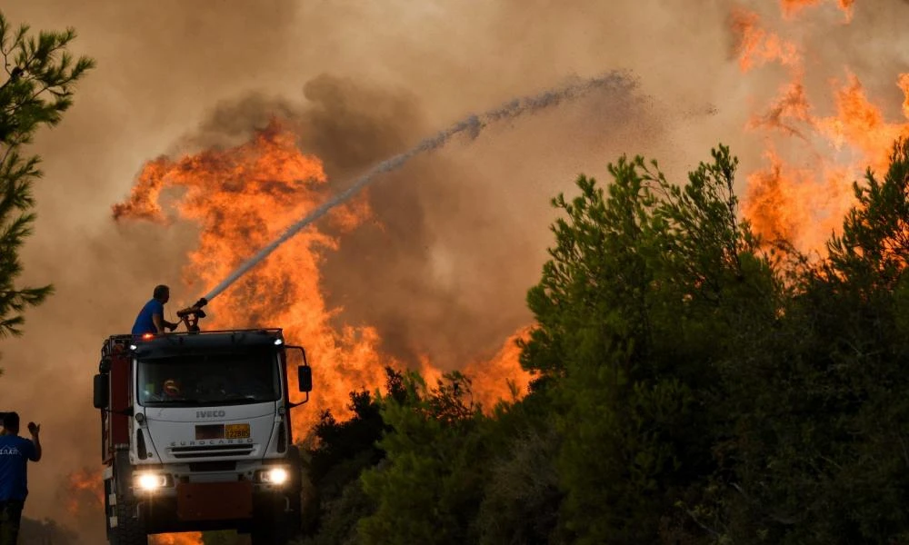 Ηλεία: Πυρκαγιά στον Καρδαμά - Μεγάλη επιχείρηση της Πυροσβεστικής